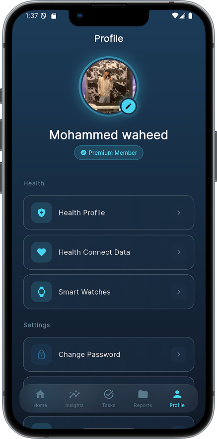 Omica app walkthrough screen 9